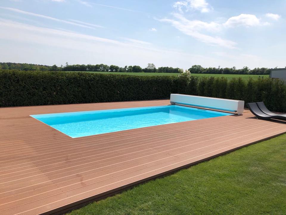 Swim Safe Retro TOP met witte omkasting PC glashelder lamellen